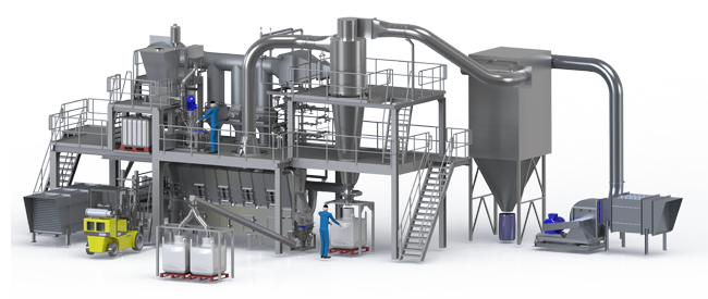 Powder agglomeration system